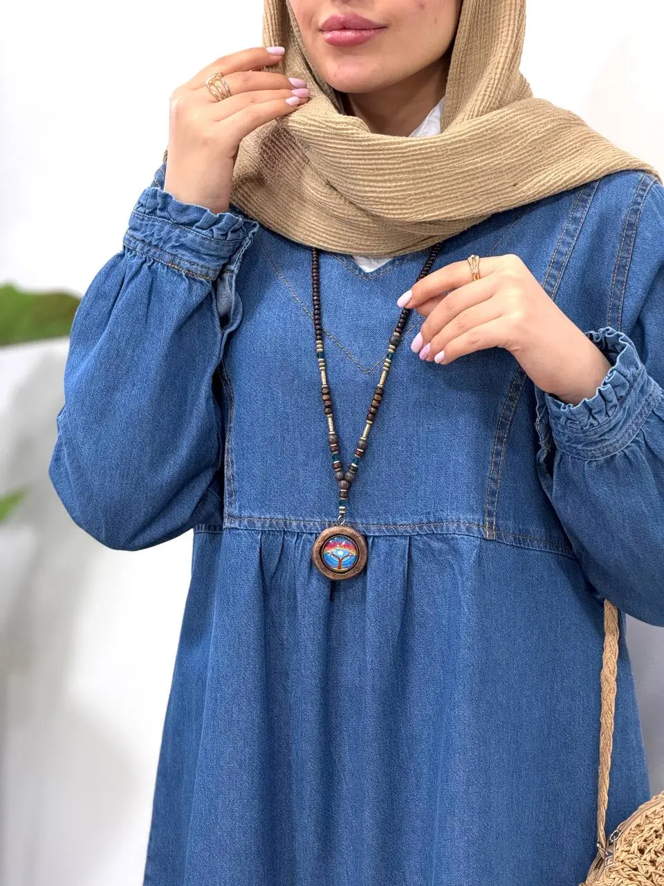 مانتو جین کاغذی نیکا